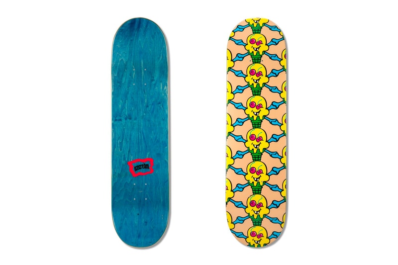 BBC ICECREAM Cross Cones Skate Deck Release Blue Black Info Buy Price