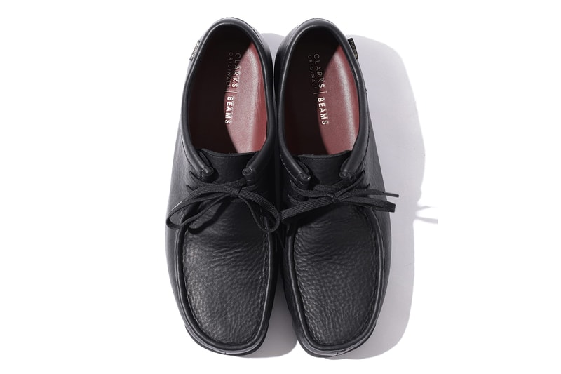 beams clarks wallabee low gore tex beige tan black vibram 