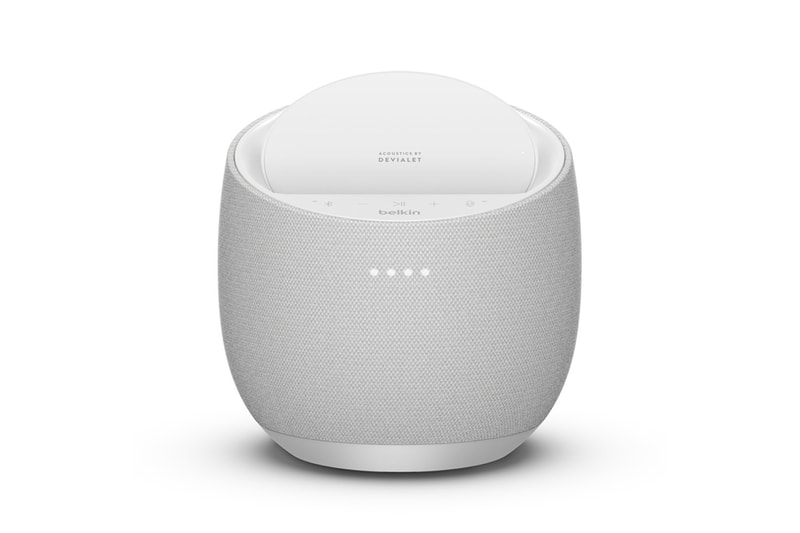 Belkin x Devialet SOUNDFORM ELITE Smart Speaker/Wireless Charger SAM wireless hi-fi google assistant iphone wireless charging speakers 