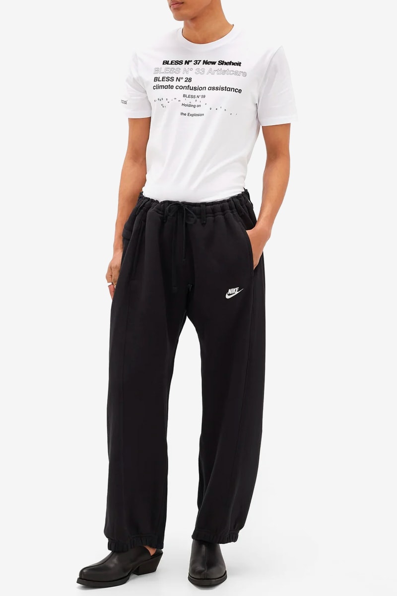 BLESS Nike Levis Upcycled Jersey Denim Track Pants release matchesfashion Release Info Black Beigi