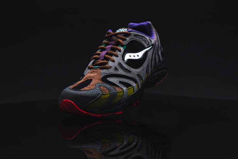 bodega saucony grid azura 2000 ever ready suede leather mesh pebbled release information buy cop purchase news details sneaker footwear trainer