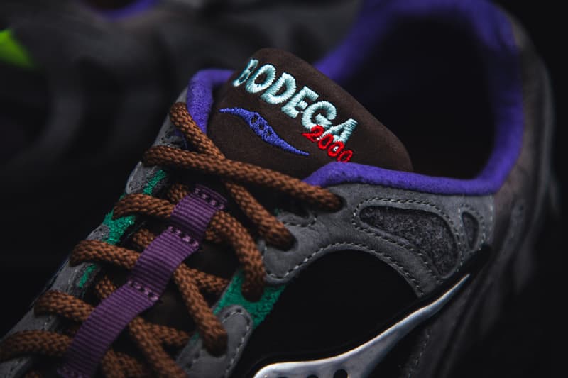 bodega saucony grid azura 2000 ever ready suede leather mesh pebbled release information buy cop purchase news details sneaker footwear trainer