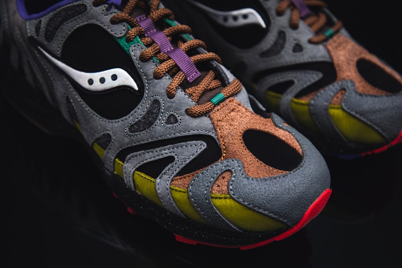 bodega saucony grid azura 2000 ever ready suede leather mesh pebbled release information buy cop purchase news details sneaker footwear trainer