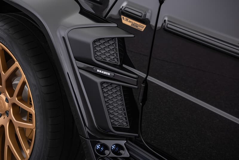 Brabus 800 Mercedes-AMG G63 Black and Gold Edition Reveal Info Buy Price