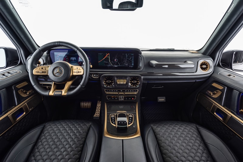 Brabus 800 Mercedes-AMG G63 Black and Gold Edition Reveal Info Buy Price 