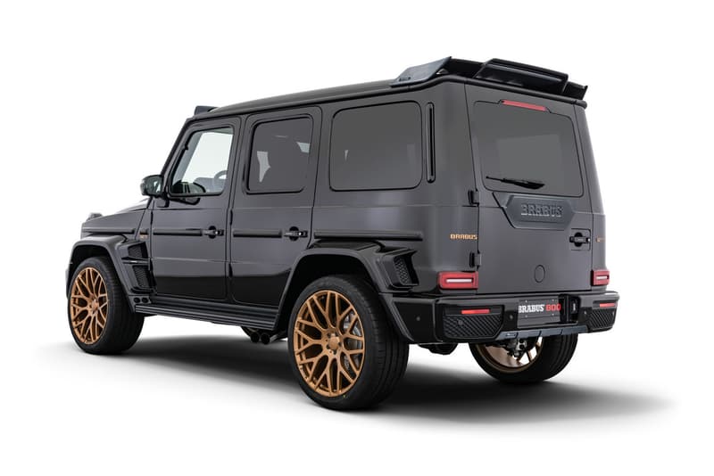 Brabus 800 Mercedes-AMG G63 Black and Gold Edition Reveal Info Buy Price 