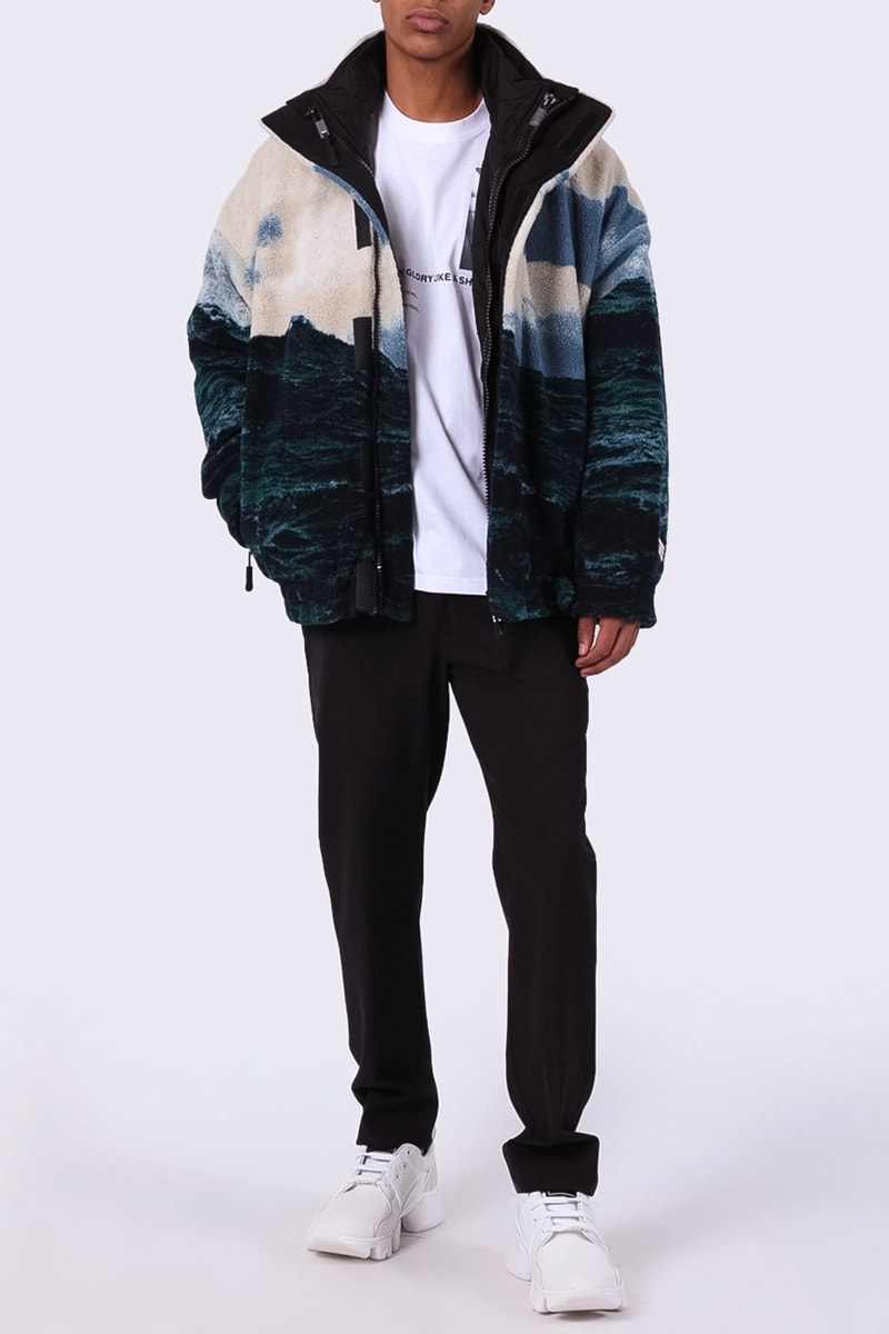 Burberry Sea Landscape Print Fleece Jacket Release 8023809 the webster