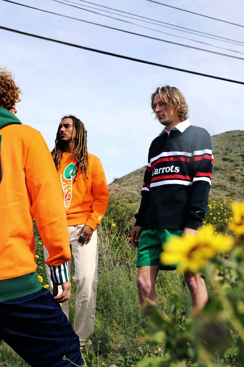 carrots spring summer 2020 spring20 ss20 collection lookbook drop polos rugbys new era hats drawstring mock neck crew necks terry fleece rugbies sweat suits tees nylon casual pants shorts drawstring khakis polos