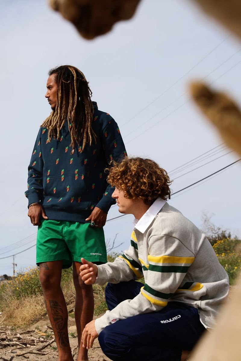 carrots spring summer 2020 spring20 ss20 collection lookbook drop polos rugbys new era hats drawstring mock neck crew necks terry fleece rugbies sweat suits tees nylon casual pants shorts drawstring khakis polos
