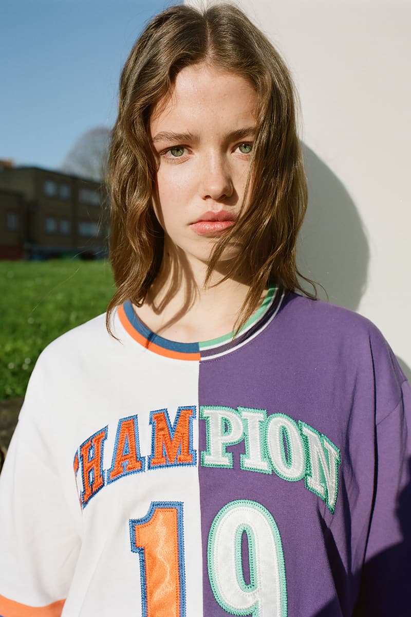 Champion Spring/Summer 2020 Premium Collection lookbook reverse weave football jerseys cut mix and match neon colors release information buy cop purchase