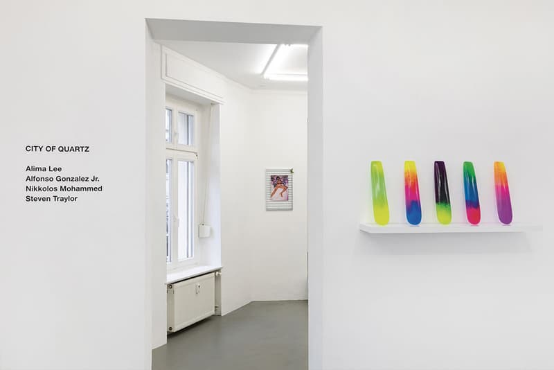 "City of Quartz" HVW8 Gallery Exhibition Alima Lee Steven Traylor Alfonso Gonzalez Jr Nikkolos Mohammed Paintings Mixed-Media Works