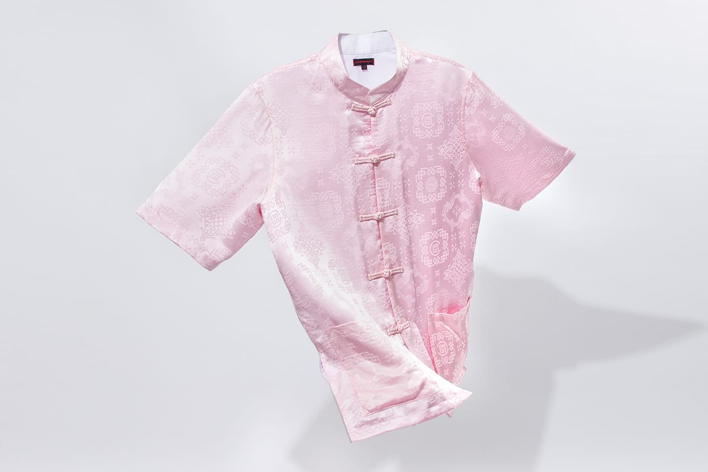 clot pink silk