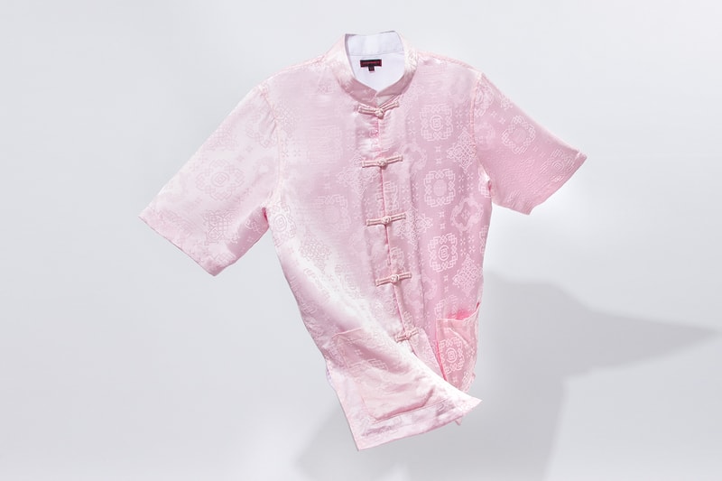 CLOT Rose Gold Silk Royale Apparel Collection Release Jacket Robe Shirt Pants Shorts info Buy Price Edison Chen Kevin Poon