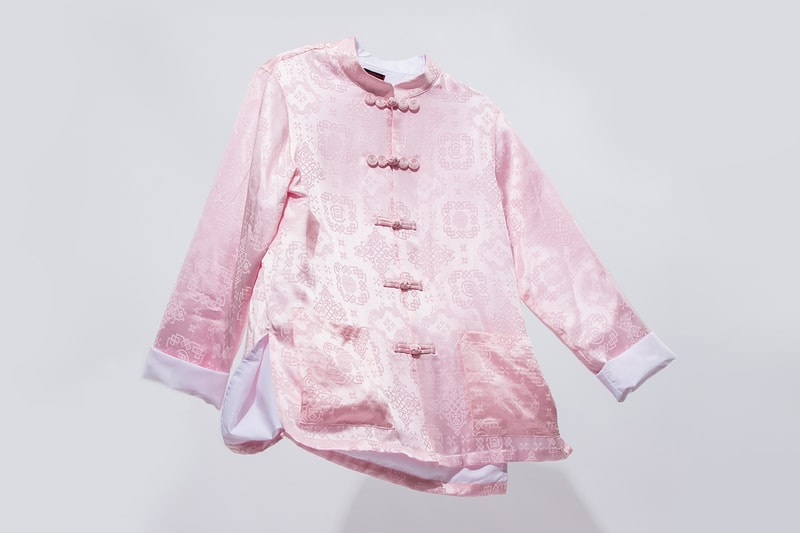 CLOT Rose Gold Silk Royale Apparel Collection Release Jacket Robe Shirt Pants Shorts info Buy Price Edison Chen Kevin Poon