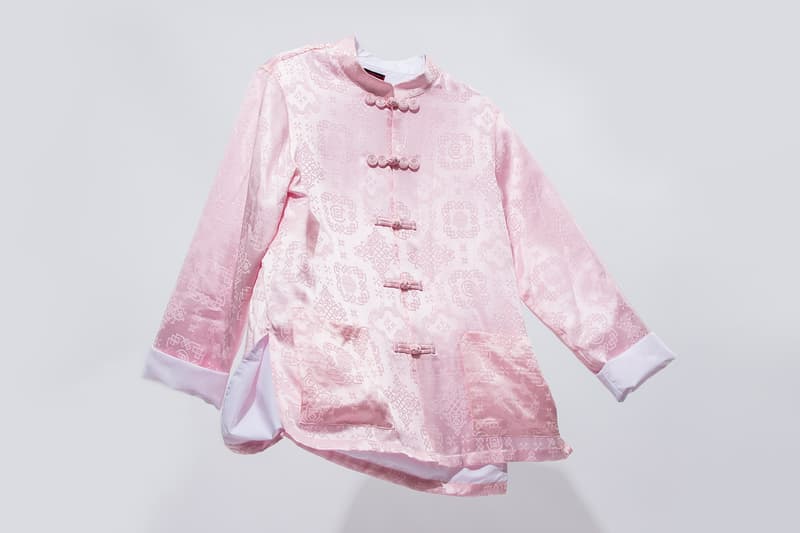 CLOT Rose Gold Silk Royale Apparel Collection Release Jacket Robe Shirt Pants Shorts info Buy Price Edison Chen Kevin Poon
