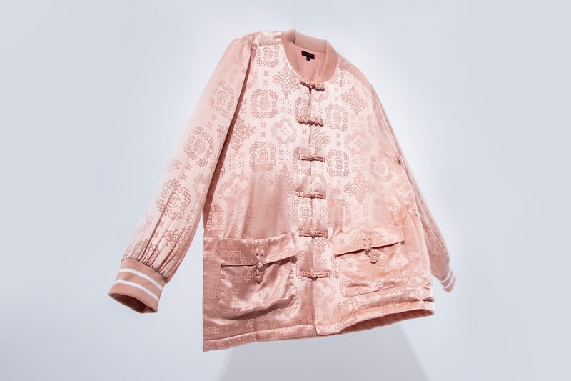 CLOT Rose Gold Silk Royale Apparel Collection Release Jacket Robe Shirt Pants Shorts info Buy Price Edison Chen Kevin Poon