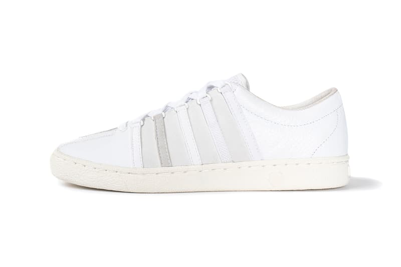 commonwealth k-swiss classic 66 release information buy cop purchase white leather suede mesh textile synthetic fabric material details