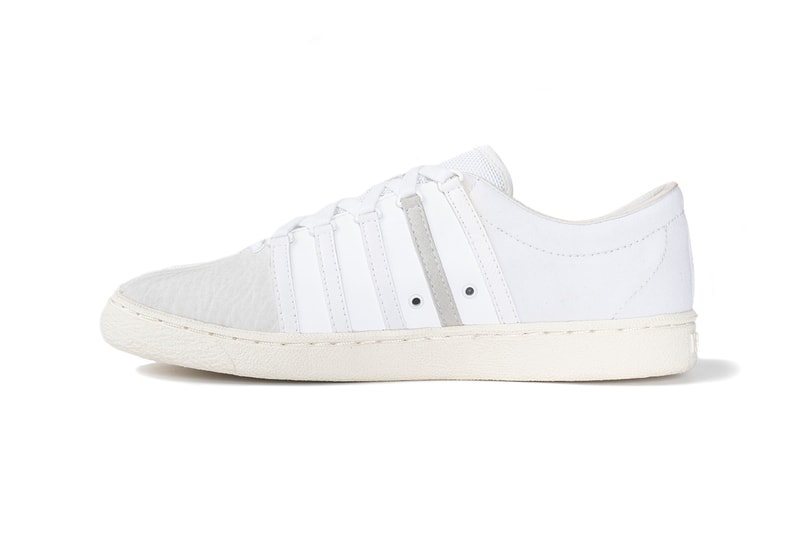 commonwealth k-swiss classic 66 release information buy cop purchase white leather suede mesh textile synthetic fabric material details