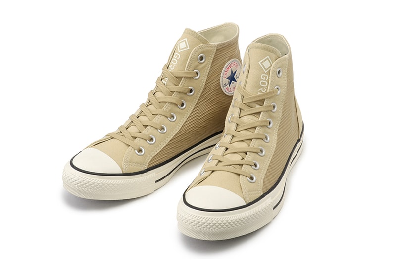 Converse All Star 100 GORE TEX Hi Sand Beige Black waterproof canvas heritage footwear menswear streetwear sneakers shoes trainers runners hi top spring summer 2020 collection