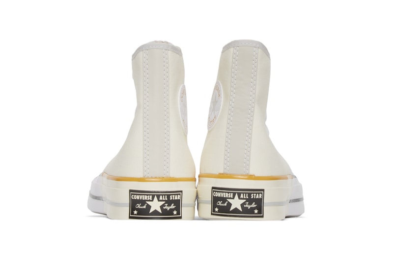 Converse Black White Off White Reconstructed Chuck taylor 70 High Release ssense