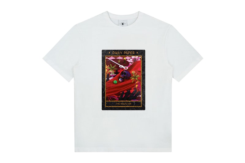 Daily Paper Visual Artist David Alabo Tarot Inspired limited edition Capsule collaboration ss20 spring summer 2020 collection Afro futuristic Surrealism Amsterdam the Magician High Priestess Empress Emperor Hierophant