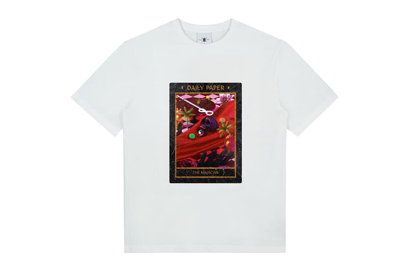 Daily Paper Visual Artist David Alabo Tarot Inspired limited edition Capsule collaboration ss20 spring summer 2020 collection Afro futuristic Surrealism Amsterdam the Magician High Priestess Empress Emperor Hierophant