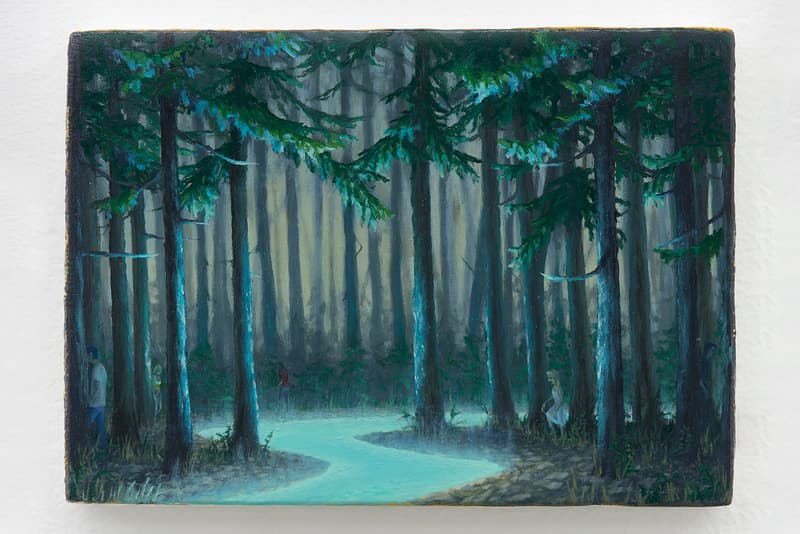 dan attoe glowing river exhibition the hole nyc artworks contemporary art paintings