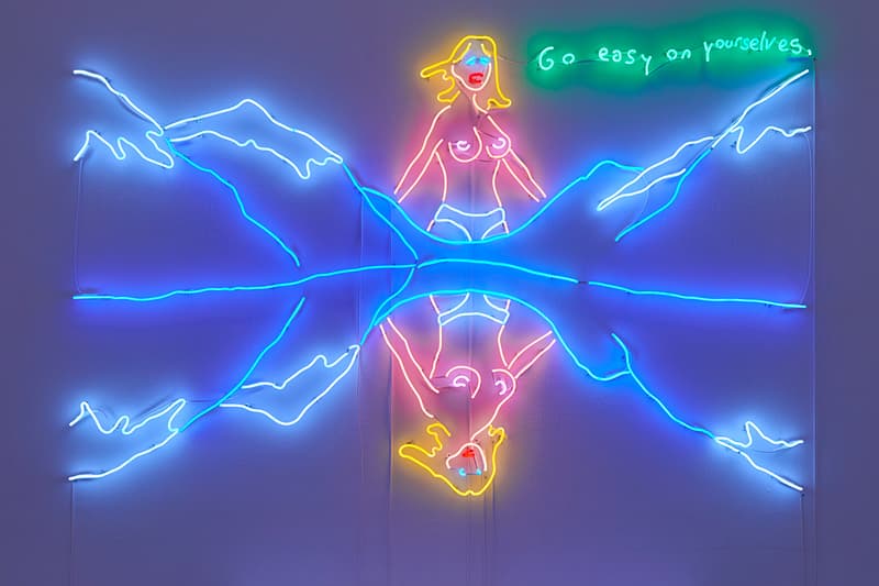 dan attoe glowing river exhibition the hole nyc artworks contemporary art paintings