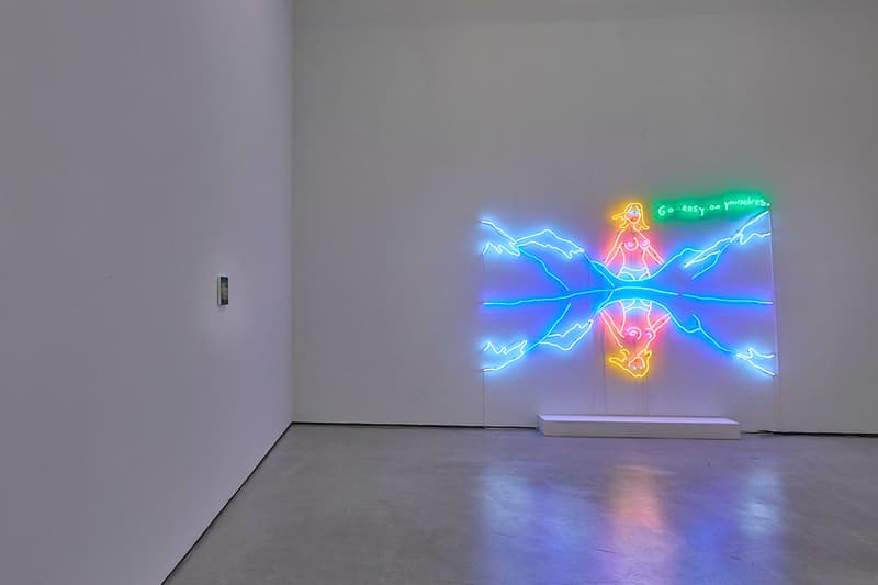 dan attoe glowing river exhibition the hole nyc artworks contemporary art paintings
