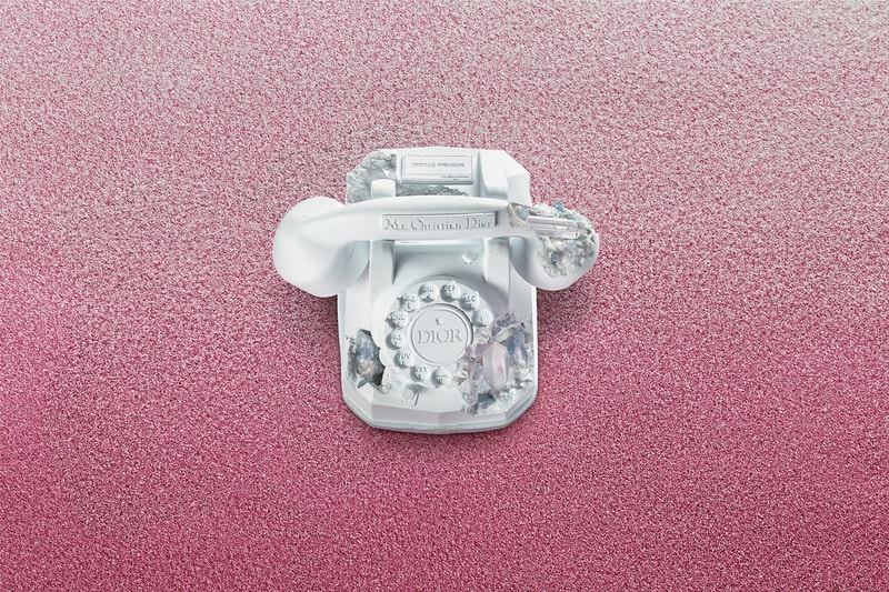 Dior x Daniel Arsham Limited Edition Art Objects Collaboration Sculptures Telephone Clock 'Je suis couturier' Basketball "DIOR" Pink Blue Quartz 