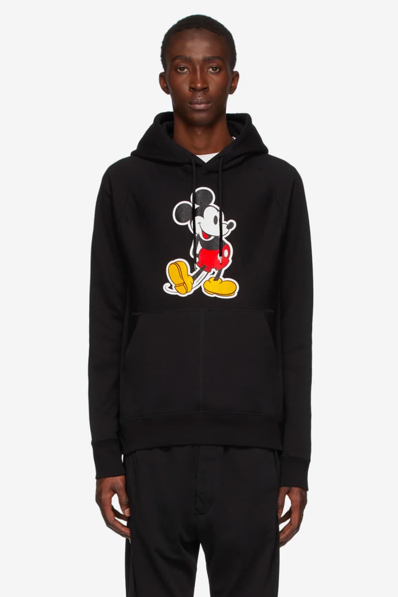 Disney TAKAHIROMIYASHITA TheSoloist. Mickey Mouse Hoodie Knit T-Shirt Release info Date Buy Price SSENSE Black White