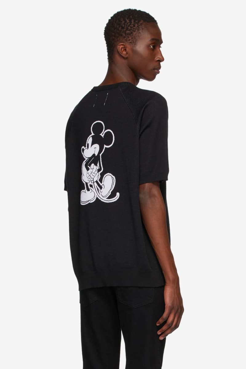 Disney TAKAHIROMIYASHITA TheSoloist. Mickey Mouse Hoodie Knit T-Shirt Release info Date Buy Price SSENSE Black White