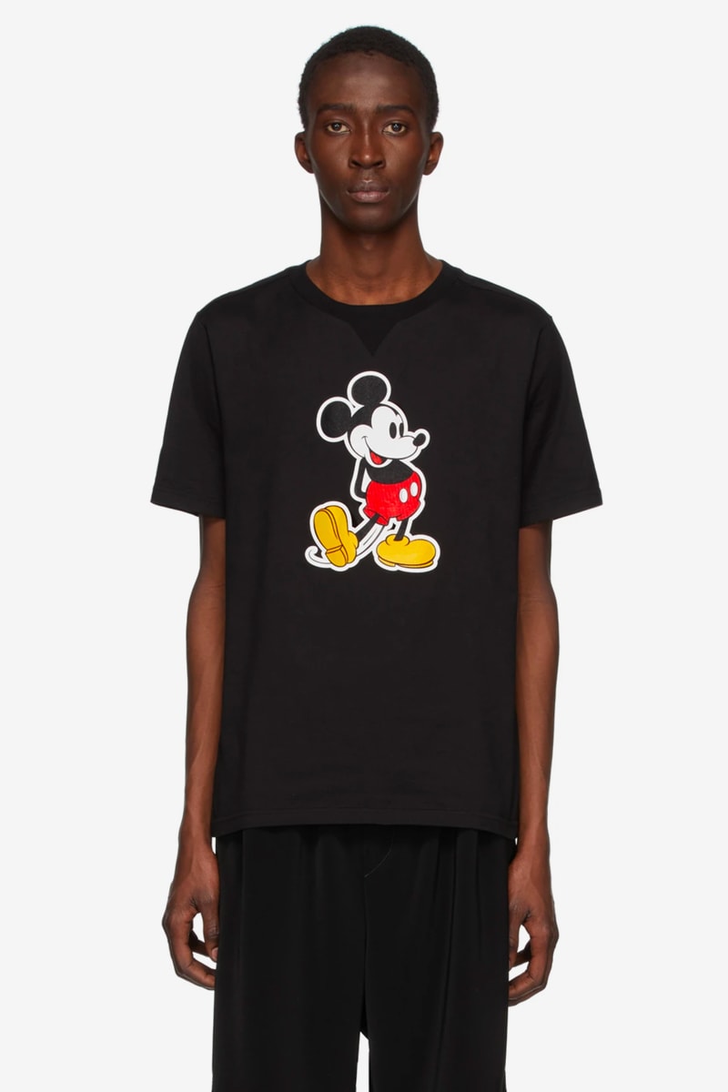 Disney TAKAHIROMIYASHITA TheSoloist. Mickey Mouse Hoodie Knit T-Shirt Release info Date Buy Price SSENSE Black White