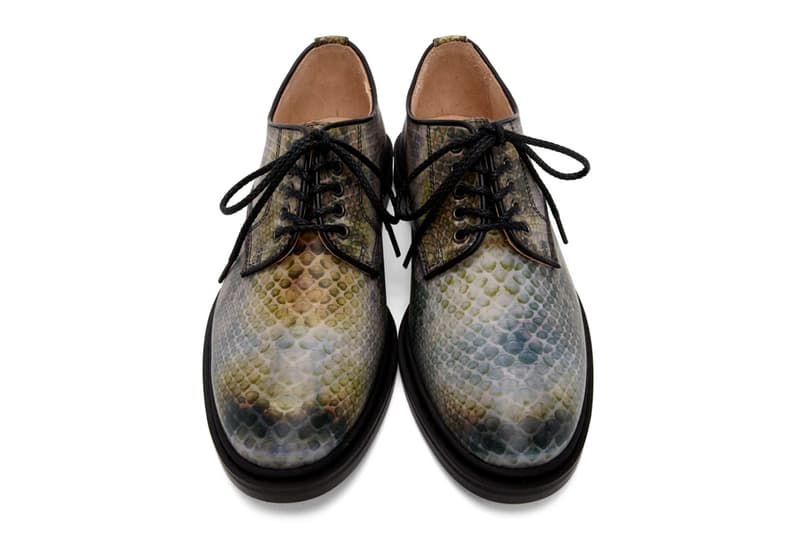 doublet Invisible Lenticular Shoes Release Info Buy Price SSENSE Snakeskin
