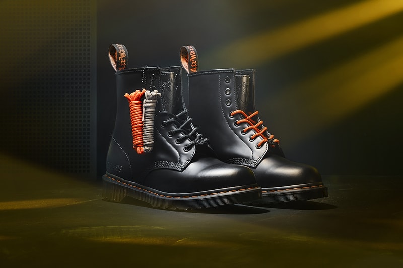 babylon dr martens beams 1460 remastered chaos boot peace sign orange punk rude boys 1960s buy cop purchase release information