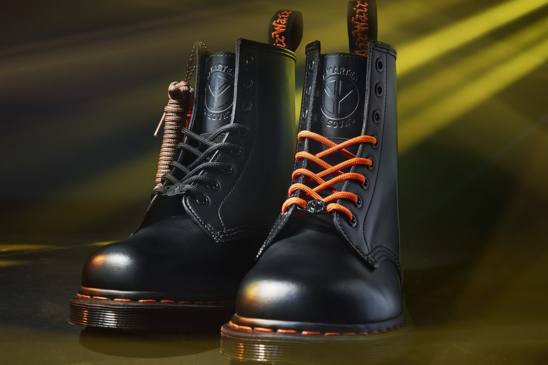 babylon dr martens beams 1460 remastered chaos boot peace sign orange punk rude boys 1960s buy cop purchase release information