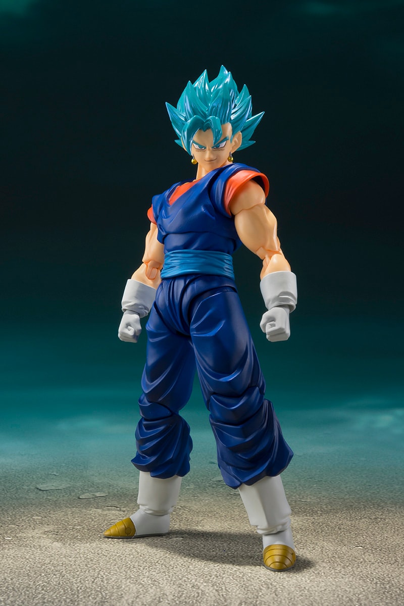 tamashii nations dragon ball z premium bandai japan collectible figurines Super Saiyan God Vegito s.h.figuarts