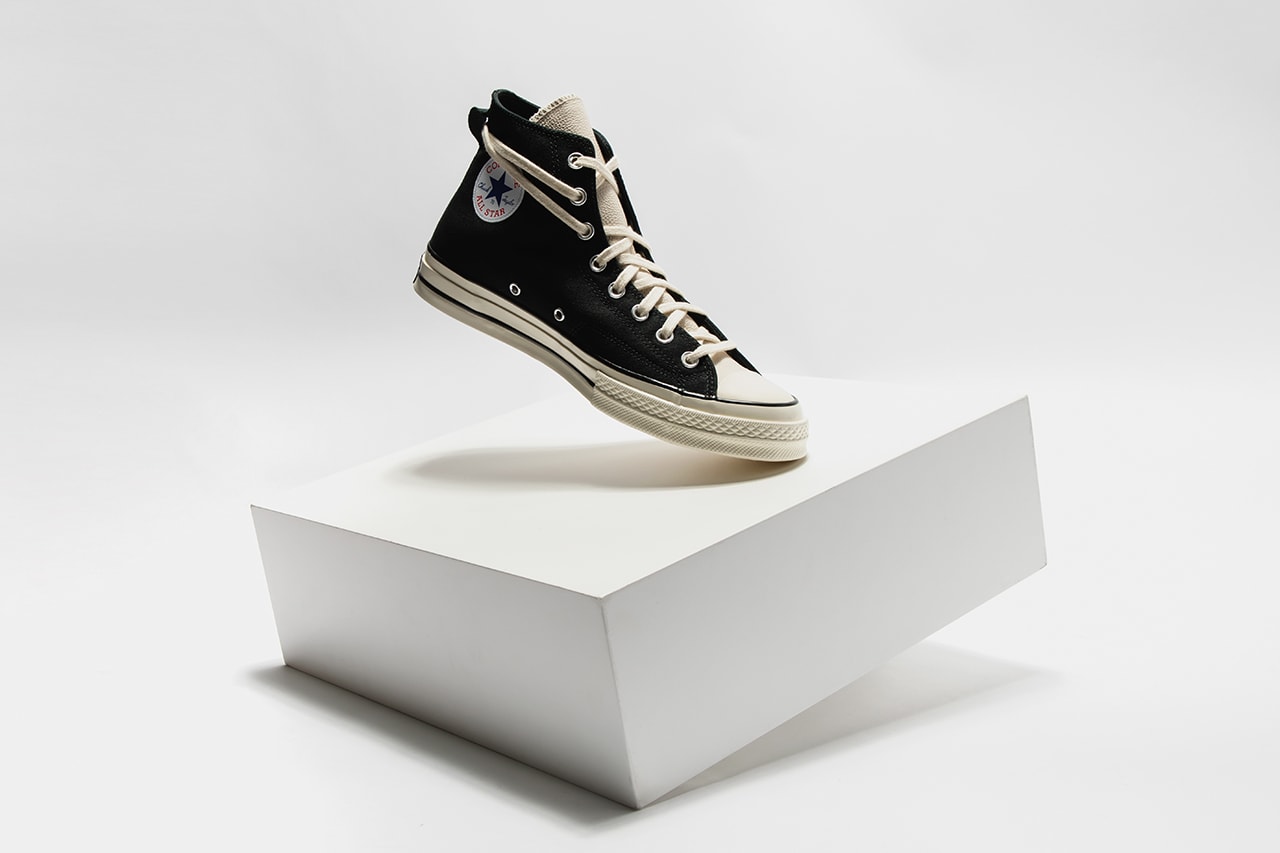 Fear of God Essentials x Converse Chuck 70 “Black/Egret” “Ivory/Black”  Release Information Closer Look Editorial HYPEBEAST Footwear Drops Images Jerry Lorenzo FOG 
