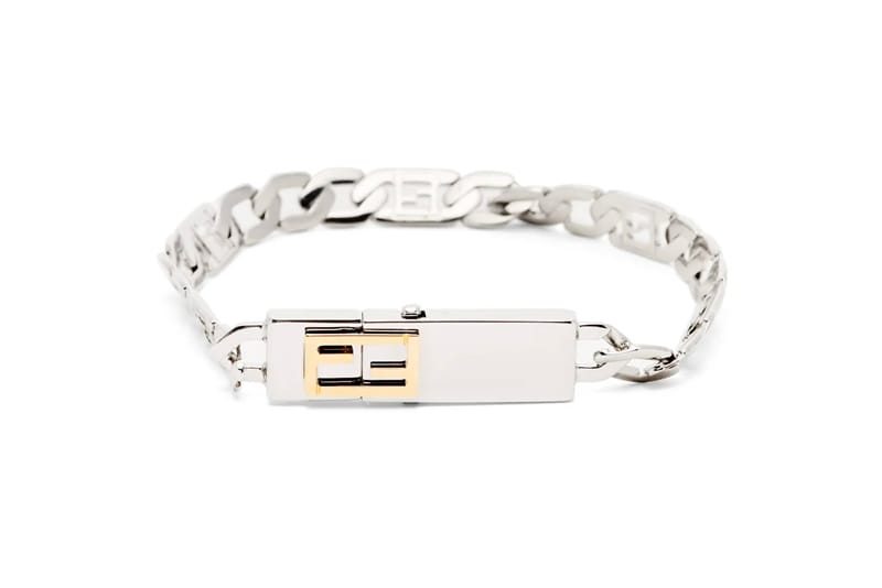 Fendi Crafts a FF Baguette Chain-Link Bracelet