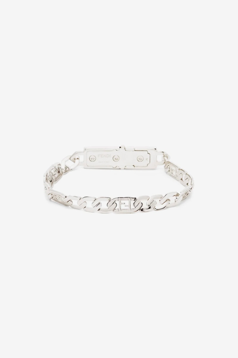 Fendi FF Baguette Chain-Link Bracelet Release Info Buy Price Gold Silver