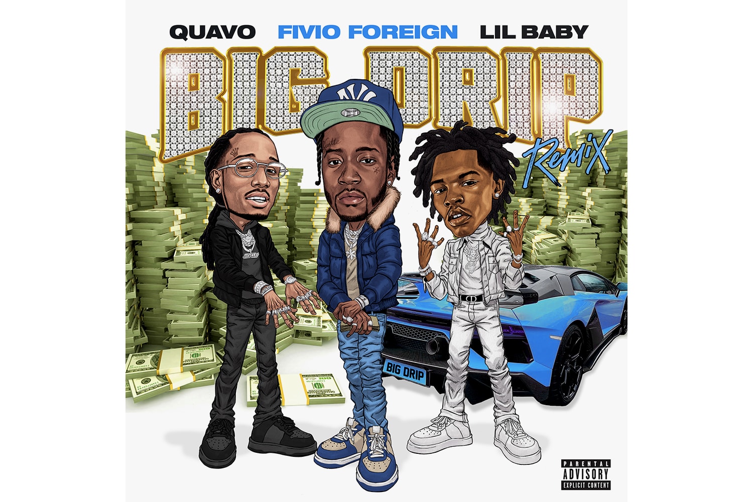 Fivio Foreign "Big Drip" Remix Feat. Quavo & Lil Baby hip-hop rap atlanta trap nyc brooklyn drill spotify apple music listen now 