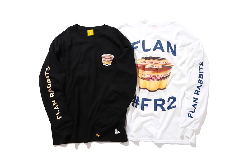 Flan Labs Fxxking Rabbits Capsule Collection Release Pudding T-Shirts Hoodies Black White Ryo Ishikawa