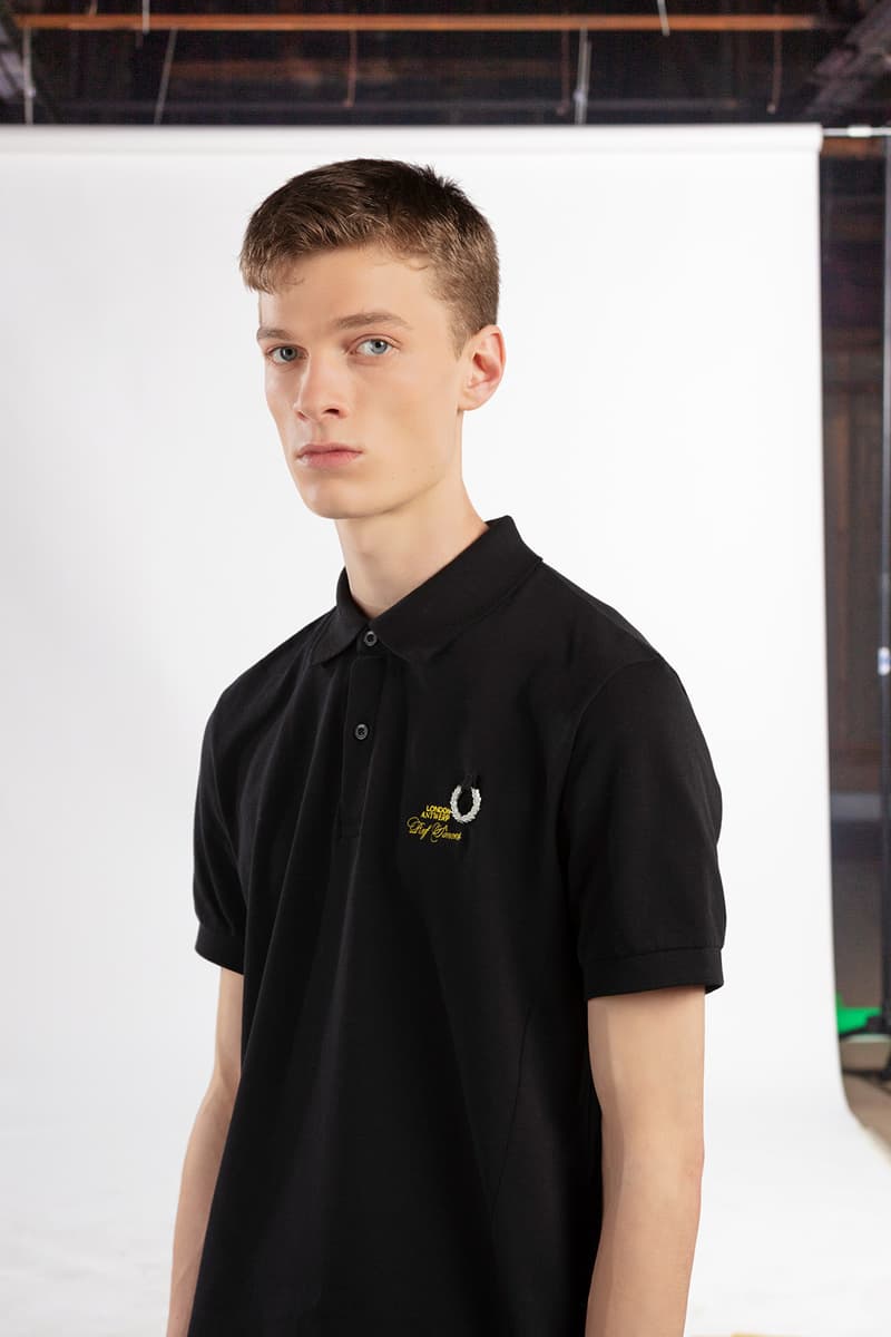 Raf Simons fred perry collection spring summer 2020 release information buy cop purchase gavin watson polo shirt hoodie coach jacket t-shirt