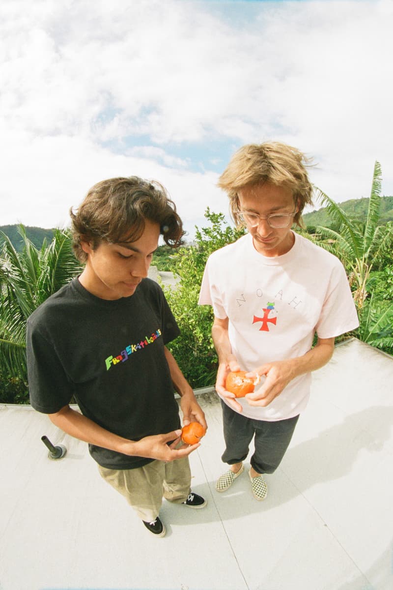 Frog Skateboards x NOAH SS20 Collaboration Lookbook spring summer 2020 collection release date info buy march 26