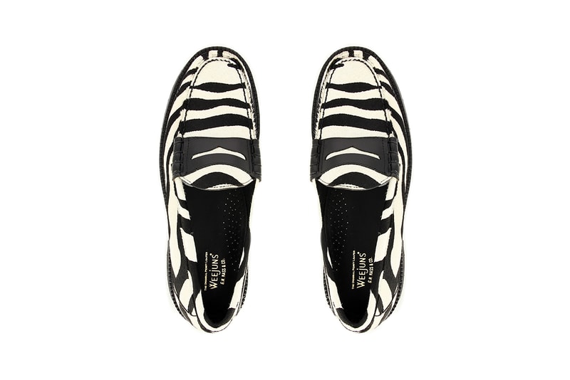 g h bass and co weejuns penny loafer browns zebra cheetah pony hair luxury buy cop purchase release information details