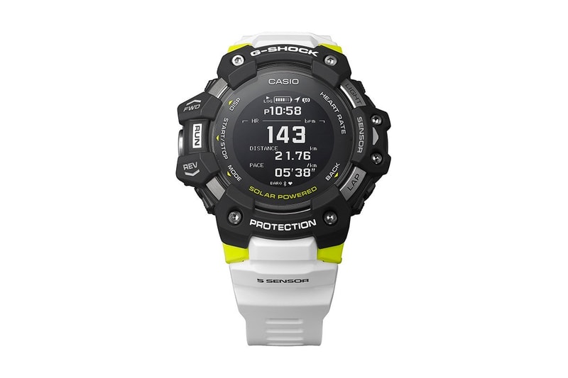 G Shock GBD H1000 1A7 Watch Casio Japanese japan heart rate monitor GPS altimeter barometric pressure bearing temperature acceleration sensors spring summer 2020 collection
