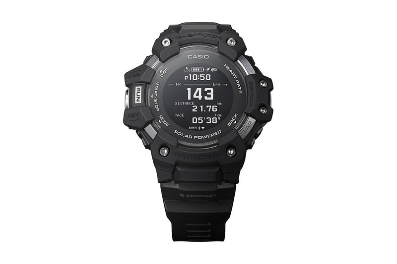 G Shock GBD H1000 1A7 Watch Casio Japanese japan heart rate monitor GPS altimeter barometric pressure bearing temperature acceleration sensors spring summer 2020 collection