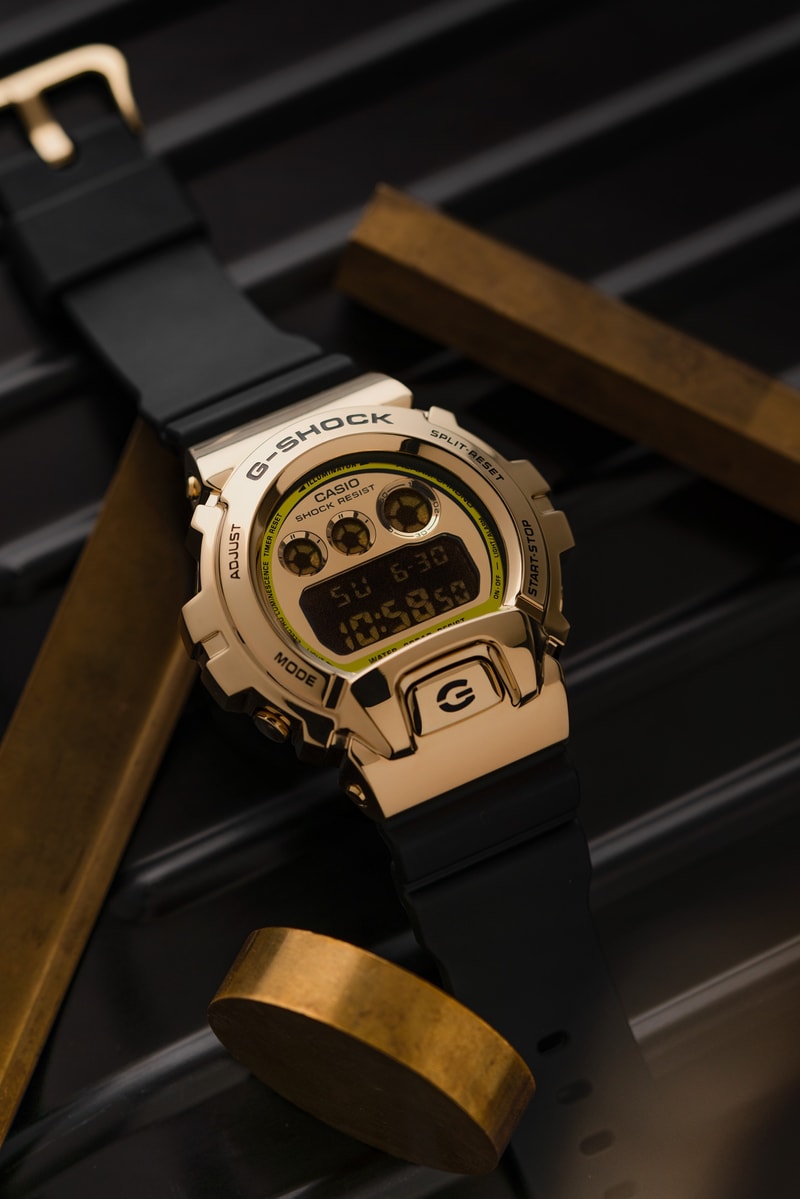 G-SHOCK GM-6900 series "Future Legends" Campaign Style Makers Groovers silver gold red watch timepiece 90s metal bezel