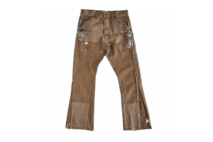 Artful Paint Splatter Defines GALLERY DEPT.'s LA FLARE Carpenter Pants