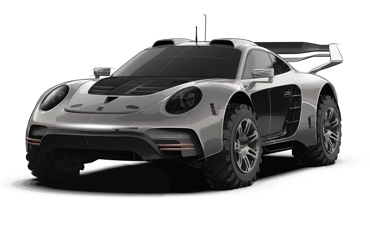 Gemballa Avalanche 4x4 is a Porsche 911 Off-Roader First Look Prototype Concept Sketches Four Wheel Drive Off Roading Tough Terrain Sports Car Supercar Development German Automotive Engineering Announcement